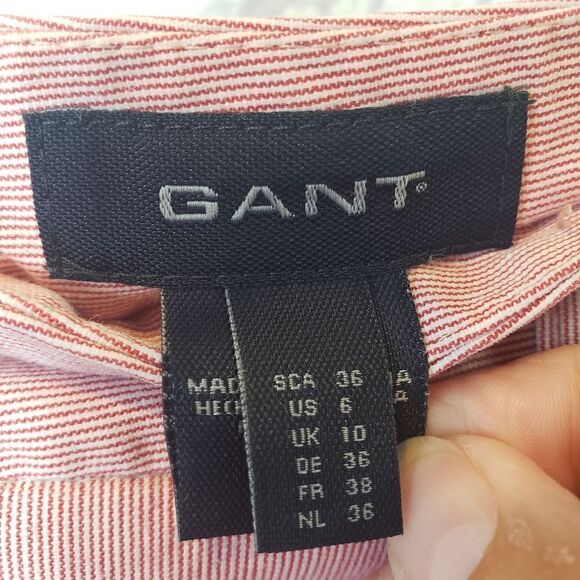 GANT Pinstripe Classic Straight Leg Chinos - Picture 5 of 9